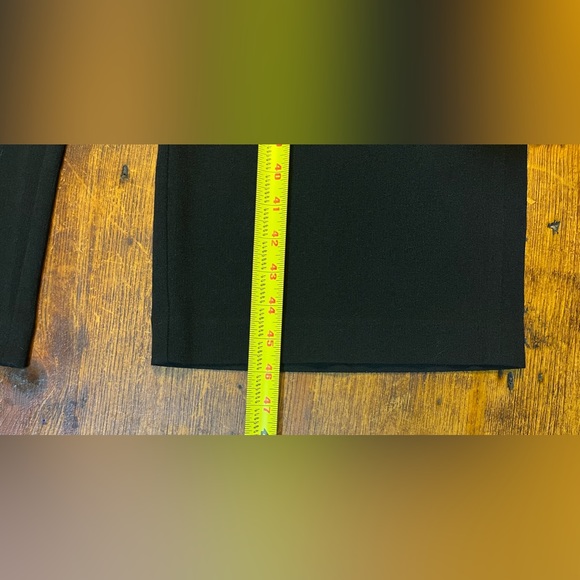 J. Hill Black Side Zip Trousers Size 16 Tall - Picture 6 of 10